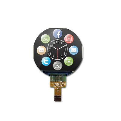 Small round TFT LCD Screen 1.08inch 4 line spi interface GC9307 ips 13pin