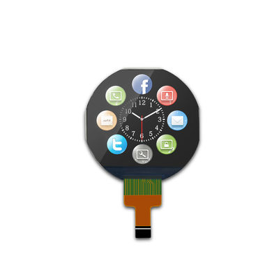 Round tft lcd 1.08 inch 240x210 resolution ips tft lcd for smart watch