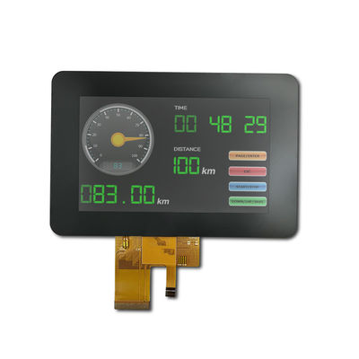5.0 inch customized 800(rgb) *480 tft lcd rgb display panel 5 inch P-cap touch tft lcd module