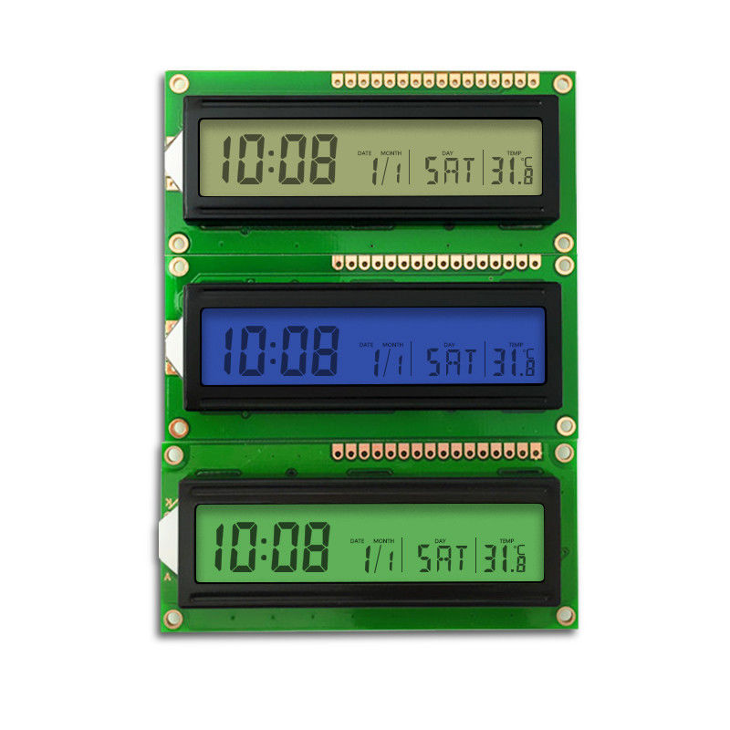 YG LED Character LCD Modules , 5V lcd display 16x2 green Backlight color
