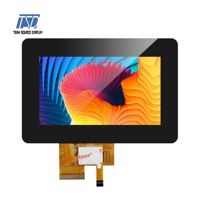 RGB Interface 280nits TFT LCD Display With CTP 4.3 Inch 480x272 Resolution