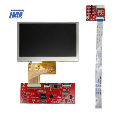 Resistive Touch Screen 4.3'' Smart LCD Module 480x320 With UART Interface