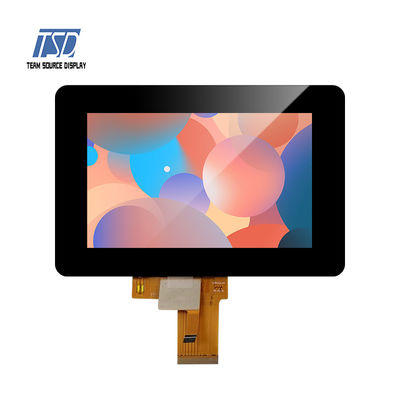 ST7262 IC 5 Inch 800x480 TFT LCD Display With CTP 5&quot; LVDS Interface 550nits