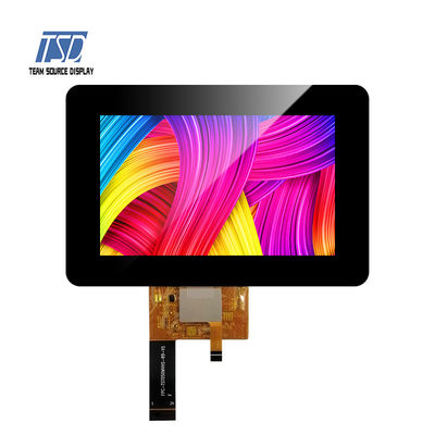 5&quot; SPI 500nits LLT7680 IC 5 Inch 800x480 TFT LCD Module With Capacitive Touch Panel
