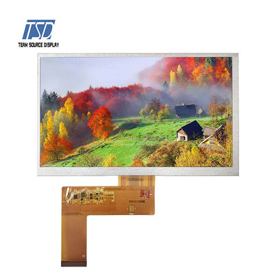 7 Inch 500 Nits 800x480 RGB TFT LCD Module TSD With Resistive Touch