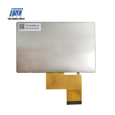 4.3 Inch RGB 24bits 1000nits TSD IPS LCD Display For Outdoor Use