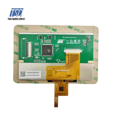 TSD MCU Interface 600nits TFT LCD Panel 4.3 inch 480x272 Resolution