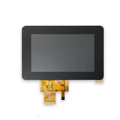 800x480 LCD Display With CTP(FT5336) 12 O'clock 12LEDs TN 5.0 inch TFT LCD Display