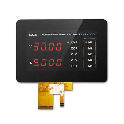 480x272 4.3inch TFT LCD Module Screen with CTP, 12 O'clock, ST7282, RGB-24bit TN Display