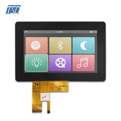 OEM 7 Inch Hdmi Touch Screen , capacitive lcd display 60mA 22.4V Backlight