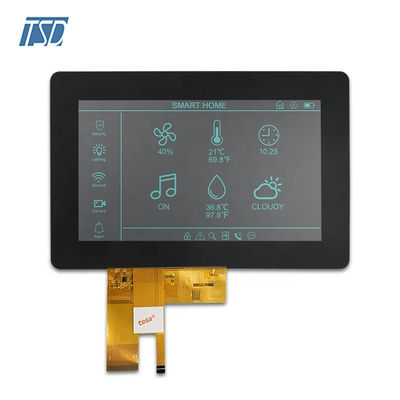 OEM 7 Inch Hdmi Touch Screen , capacitive lcd display 60mA 22.4V Backlight