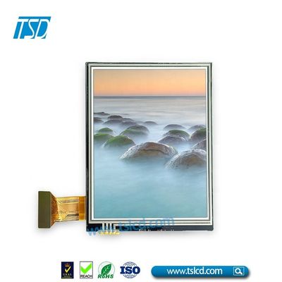 50K Hours 3.5 Inch Tft Lcd Screen , LVDS tft resistive touch screen translective