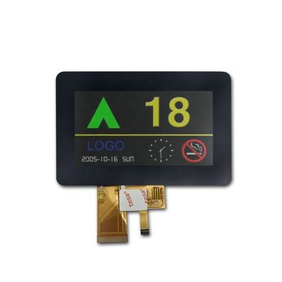 Capacitive TFT LCD Touch Screen Display , CTP Lcd Tft 4.3 Inch ST7282 Driver