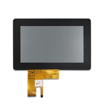 7 Inch PCAP Touch Screen 800x480 Resolution 300cd/m2 Brightness Transmissive