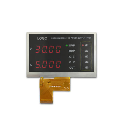 1000cd/M2 Outdoor Lcd Display , 4.3 Inch Tft Lcd 50K Hours Backlight