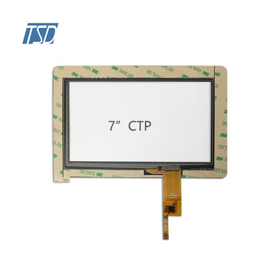 Custom PCAP Touch Screen Ctp Tempered Glass I2C Interface 7 Inch