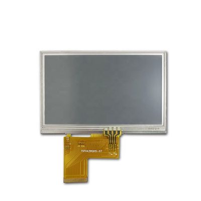 RGB 24bit 4.3 Inch Tft Display , 480x272 Tft Resistive Touchscreen