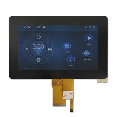 7 Inch 1024x600 Capacitive Touch Screen With 24bit RGB Interface IPS Glass