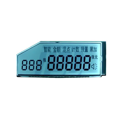 Radio Customized LCD Screen  Multicolor Backlight For Money Counting Machine