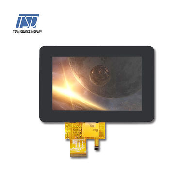 ILI5480 IC 500nits 5.0 Inch 800x480 TFT LCD Display Screen With TTL Interface