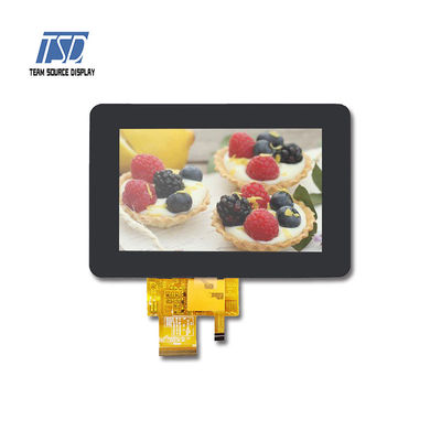 ILI5480 IC 500nits 5.0 Inch 800x480 TFT LCD Display Screen With TTL Interface